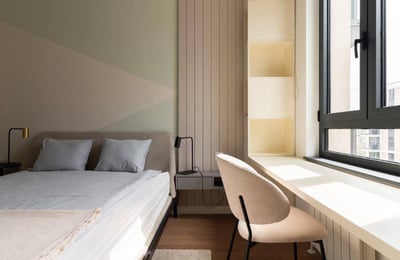 Alquiler de un apartamento completamente nuevo de dos habitaciones en un complejo residencial premium, 55 m², Belgrado, Belgrade Waterfront, Serbia